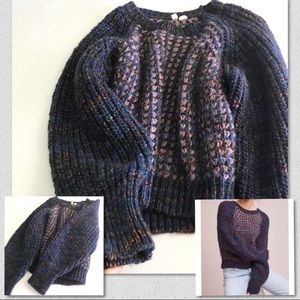 Anthropologie MOTH Hilwalk Chunky Sweater Medium